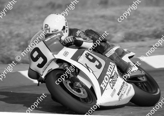 1984 SA GP 500 9 Ron Haslam Honda (Colin Watling Photographic) (73)