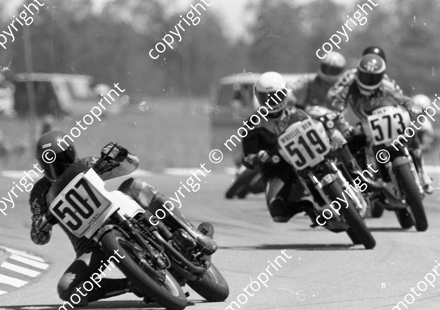 1984 Welkom MC 507 Sean Brummer Kawasaki 519 Mike Eglington Yamaha 573 Peter Hattingh  Yamaha (Colin Watling Photographic) (54)