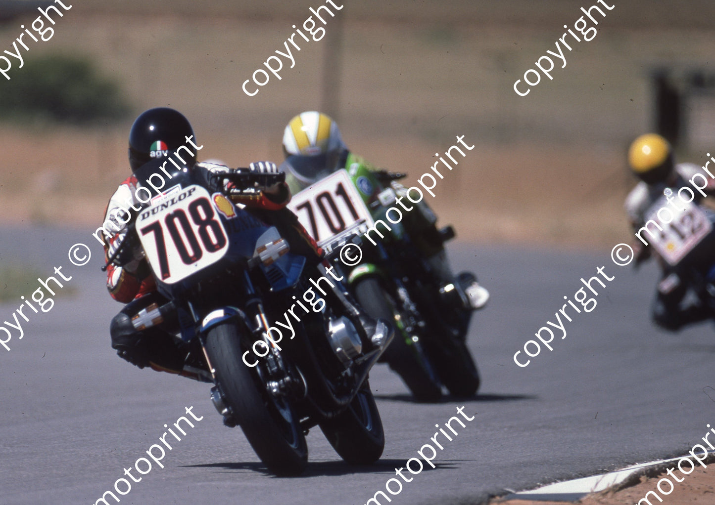 1984 Welkom MC 708 Dave Hiscock Suzuki 701 Rod Gray Kawasaki (Colin Watling Photographic) (12)