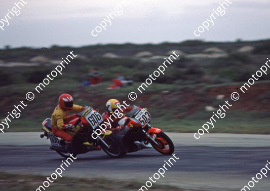 1985 Aldo MC 606 Warren Bristol Yamaha RZ350  503 Russell Wood Yamaha 350LC(Colin Watling Photographic) 322 (1)