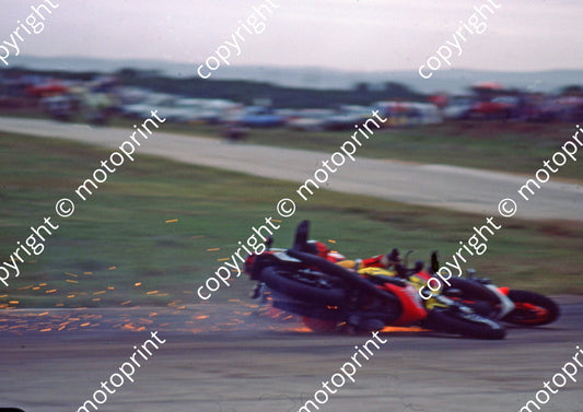 1985 Aldo MC 606 Warren Bristol Yamaha RZ350  503 Russell Wood Yamaha 350LC(Colin Watling Photographic) 322 (3)