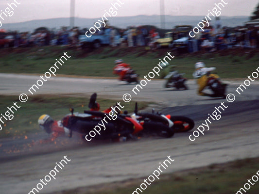 1985 Aldo MC 606 Warren Bristol Yamaha RZ350  503 Russell Wood Yamaha 350LC(Colin Watling Photographic) 322 (4)