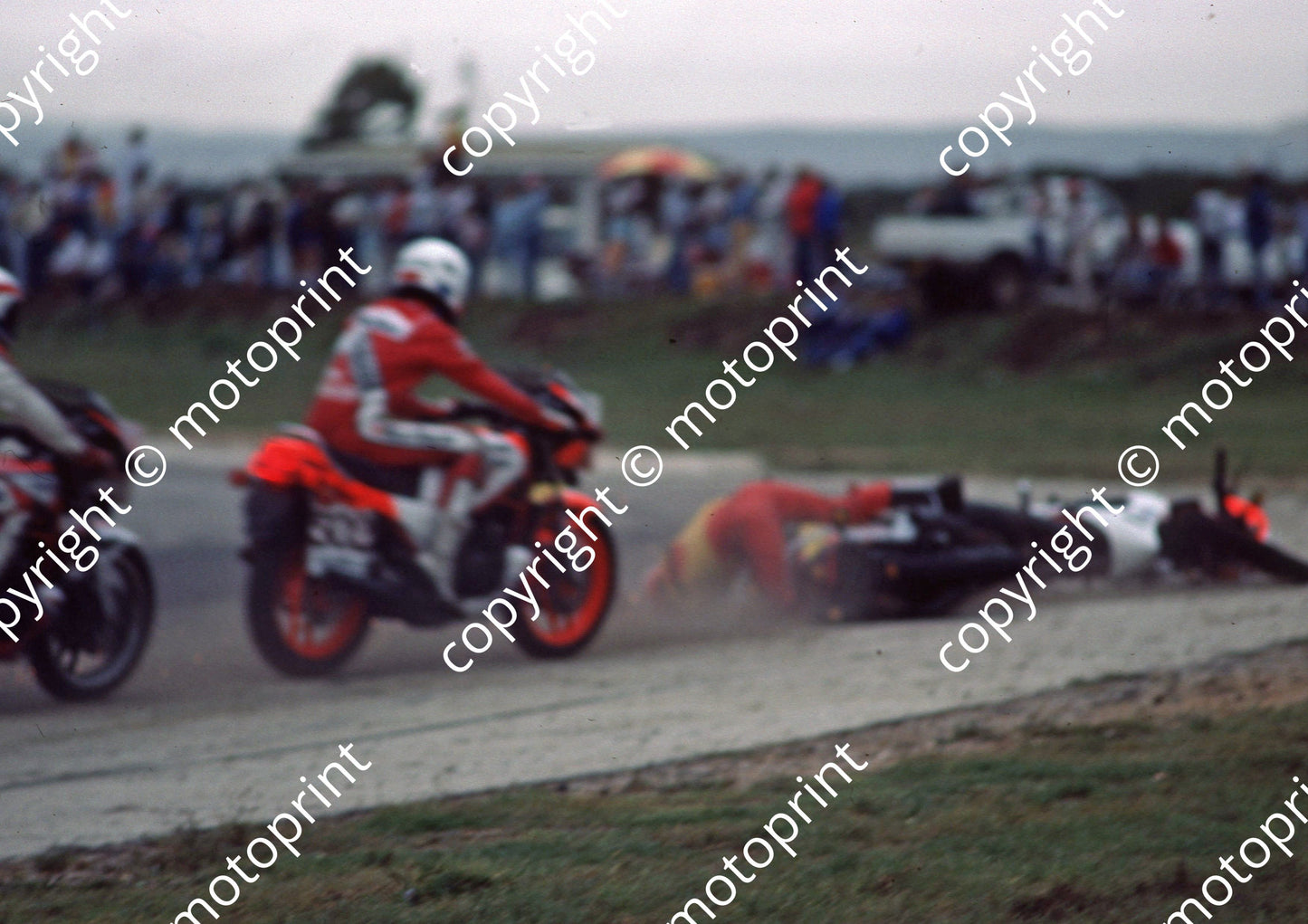 1985 Aldo MC 606 Warren Bristol Yamaha RZ350  503 Russell Wood Yamaha 350LC(Colin Watling Photographic) 322 (5)