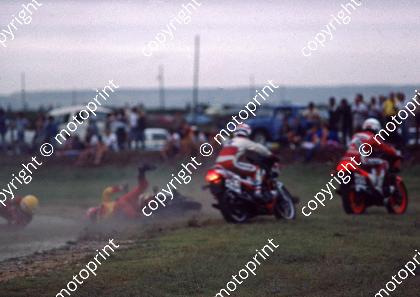 1985 Aldo MC 606 Warren Bristol Yamaha RZ350  503 Russell Wood Yamaha 350LC(Colin Watling Photographic) 322 (7)