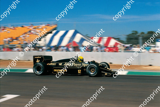 1985 Australian GP  Ayrton Senna Lotus Renault 97T