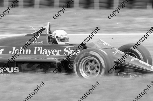1985 Brands European GP 11 Elio de Angelis Lotus Renault 97T (Colin Watling Photographic) (129)