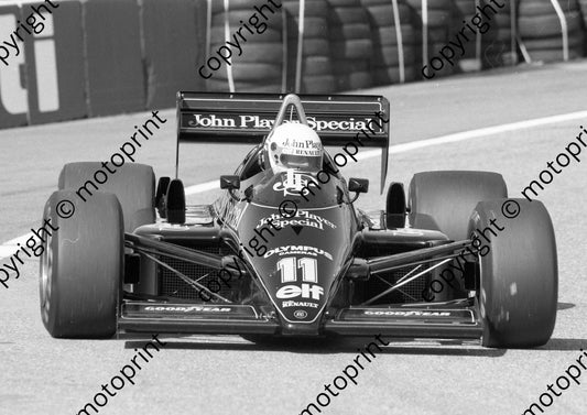 1985 Brands European GP 11 Elio de Angelis Lotus Renault 97T (Colin Watling Photographic) (132)