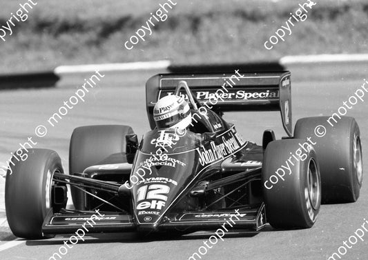 1985 Brands European GP 12 Ayrton Senna Lotus Renault 97T (Colin Watling Photographic) (155)