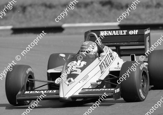 1985 Brands European GP 15 Patrick Tambay Renault RE60B (Colin Watling Photographic) (221)
