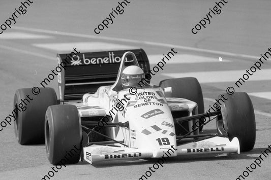 1985 Brands European GP 19 Teo Fabi Toleman TG185 (Colin Watling Photographic) (186)