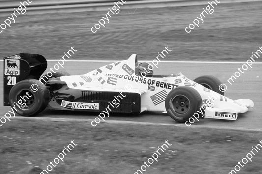 1985 Brands European GP 20 Piercarlo Ghinzani  Toleman TG185 (Colin Watling Photographic) (27)