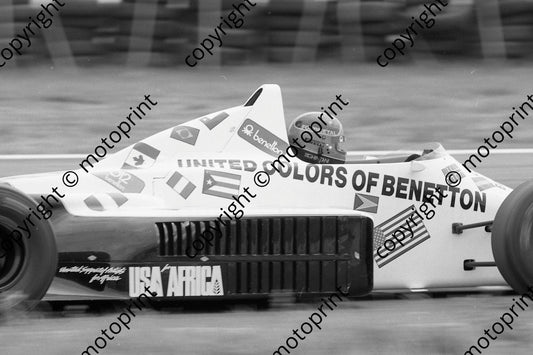 1985 Brands European GP 20 Piercarlo Ghinzani  Toleman TG185 (Colin Watling Photographic) (31)