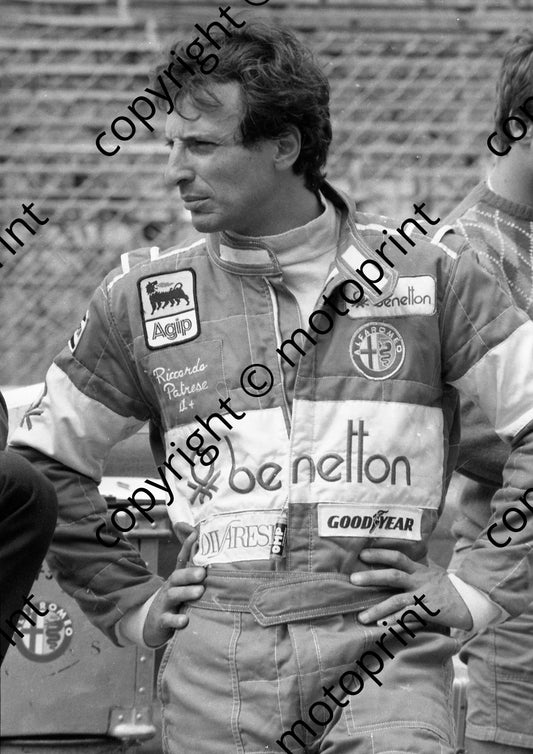 1985 Brands European GP 22 Riccardo Patrese Alfa 184T (Colin Watling Photographic) (22)