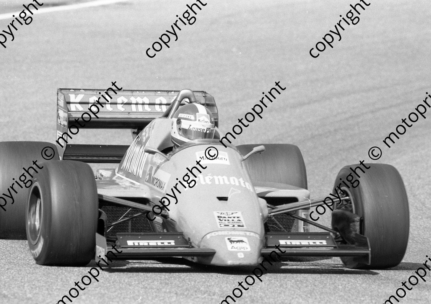 1985 Brands European GP 24 Huub Rothengatter Osella FA1G (Colin Watling Photographic) (29)