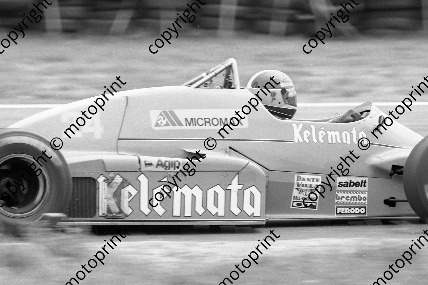 1985 Brands European GP 24 Huub Rothengatter Osella FA1G (Colin Watling Photographic) (30)