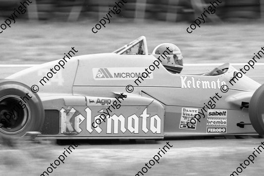 1985 Brands European GP 24 Huub Rothengatter Osella FA1G (Colin Watling Photographic) (30)