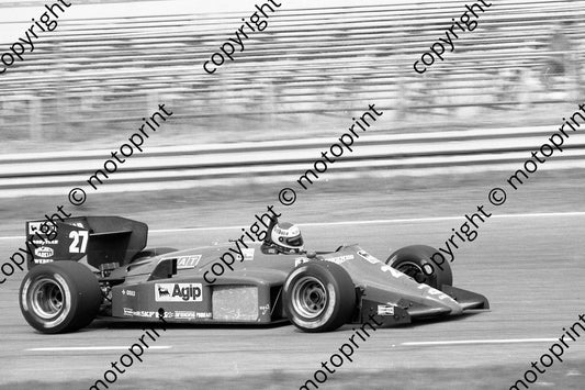 1985 Brands European GP 27 Michele Alboreto Ferrari 156-85 (Colin Watling Photographic) (226)