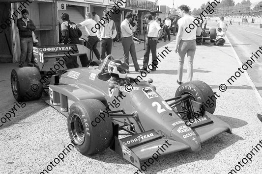 1985 Brands European GP 28 Stefan Johannson Ferrari 156-85 (Colin Watling Photographic) (106)