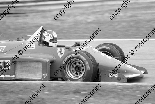 1985 Brands European GP 28 Stefan Johannson Ferrari 156-85 (Colin Watling Photographic) (120)