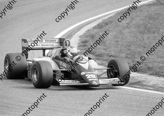 1985 Brands European GP 29 Pierluigi Martini Minardi M85 (Colin Watling Photographic) (6)