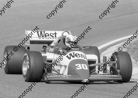 1985 Brands European GP 30 Jonathan Palmer Zakspeed 841-4 (Colin Watling Photographic) (42)