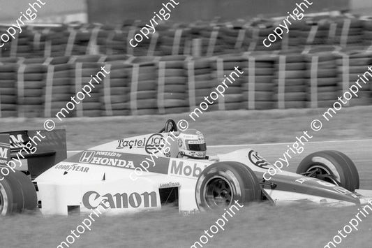 1985 Brands European GP 6 Keke Rosberg Williams FW10 (Colin Watling Photographic) (192)