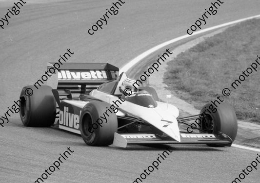 1985 Brands European GP 7 Nelson Piquet Brabham BMW BT54 (Colin Watling Photographic) (170)