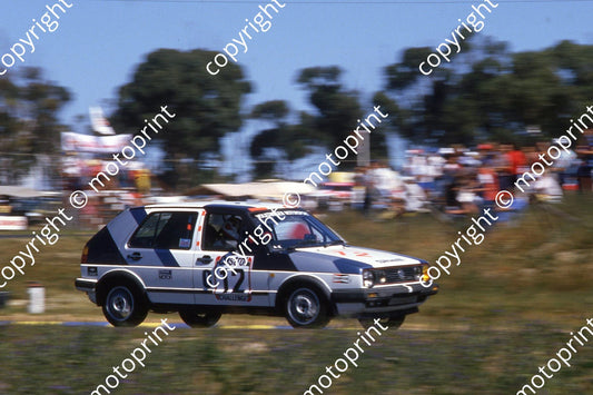 1985 Castrol 6 hr Nov 12 Golf GTi Peter Lanz Michael Briggs (courtesy Roger Swan) (1)