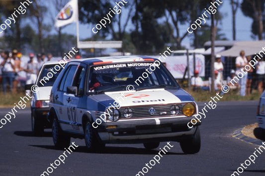 1985 Castrol 6 hr Nov 12 Golf GTi Peter Lanz Michael Briggs (courtesy Roger Swan) (6)
