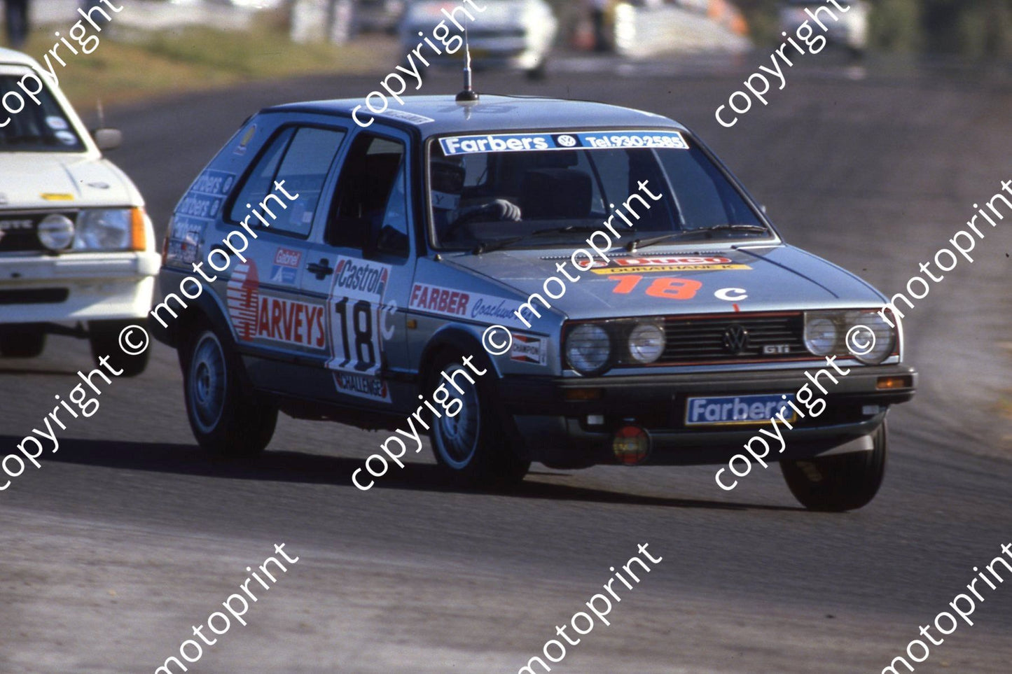 1985 Castrol 6 hr Nov 18 Golf GTi Vic Procter Willy Learmonth (courtesy Roger Swan) (1)