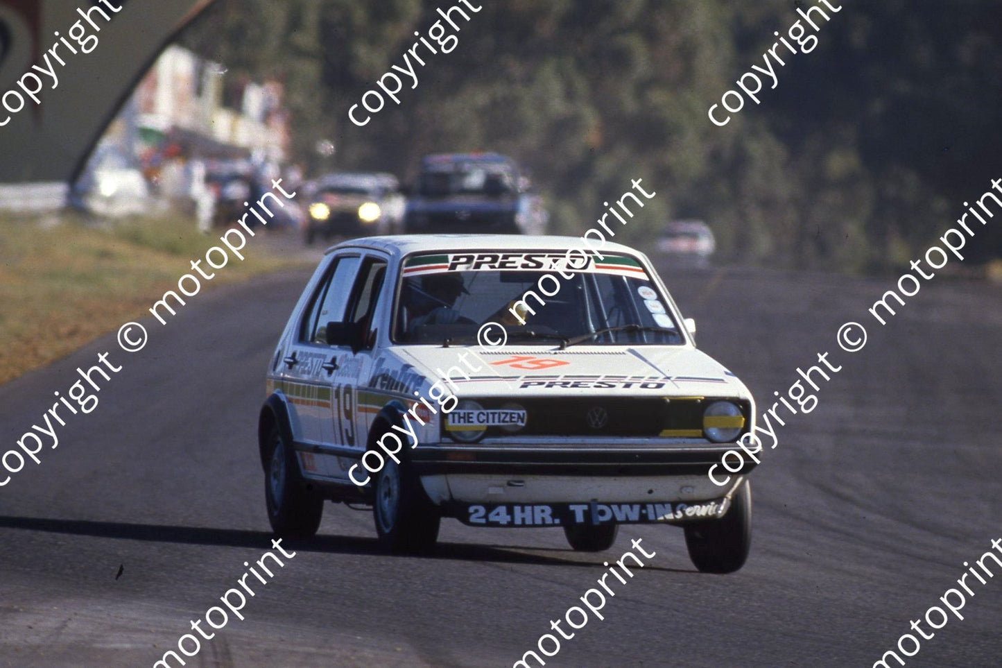 1985 Castrol 6 hr Nov 19 Golf GTi John Gibb Len Booysen (courtesy Roger Swan) (1)