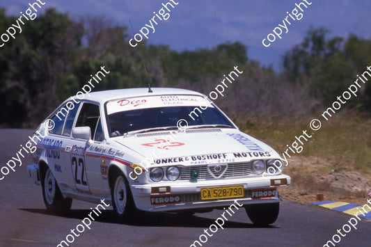 1985 Castrol 6 hr Nov 22 Alfa GTV 2000 Nick Mauerberger Maxie Jonker (courtesy Roger Swan) (3)
