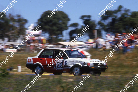 1985 Castrol 6 hr Nov 25 Toyota Conquest Glenda Mann Peter Alterskye  (courtesy Roger Swan) (3)