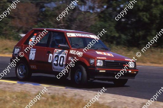 1985 Castrol 6 hr Nov 30 Daihatsu Charade turbo Nigel Goodliffe Gary Smith (courtesy Roger Swan) (1)