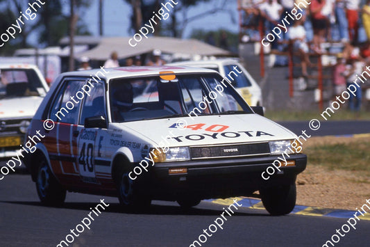 1985 Castrol 6 hr Nov 40 Toyota Conquest Chris White Eric Sanders (courtesy Roger Swan) (2)