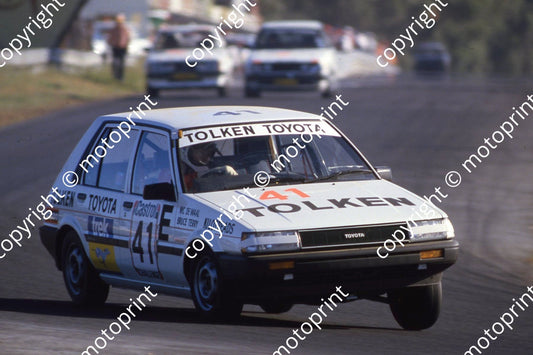 1985 Castrol 6 hr Nov 41 Toyota Conquest Nic de Waal Bruce Terry (courtesy Roger Swan) (3)