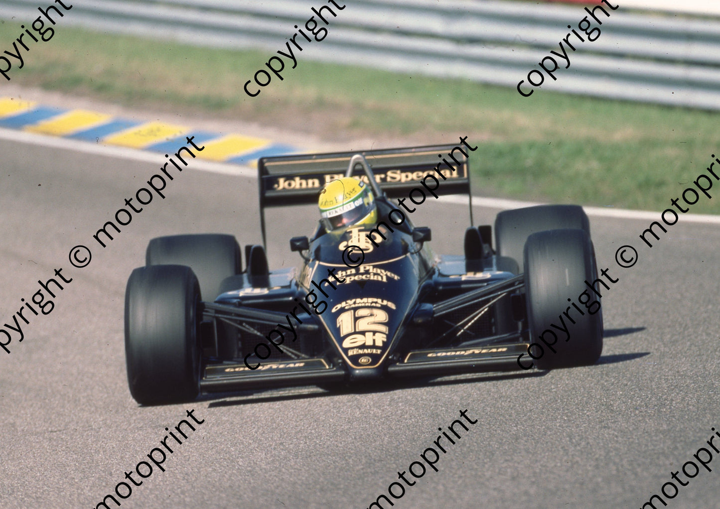 1985 Dutch GP 12 Ayrton Senna Lotus Renault 97T (Colin Watling Photographic) (7)
