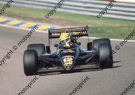 1985 Dutch GP 12 Ayrton Senna Lotus Renault 97T (Colin Watling Photographic) (7)