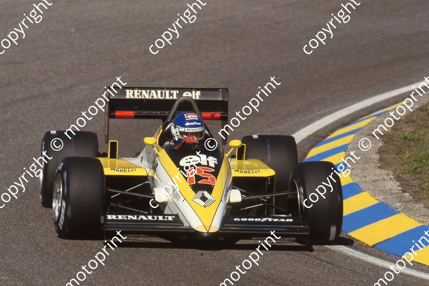 1985 Dutch GP 15 Patrick Tambay Renault RE60B (Colin Watling Photographic) (24)