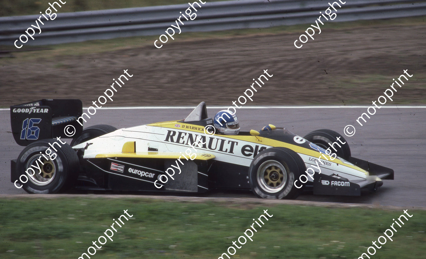 1985 Dutch GP 15 Patrick Tambay Renault  RE60B (Colin Watling Photographic) (3)