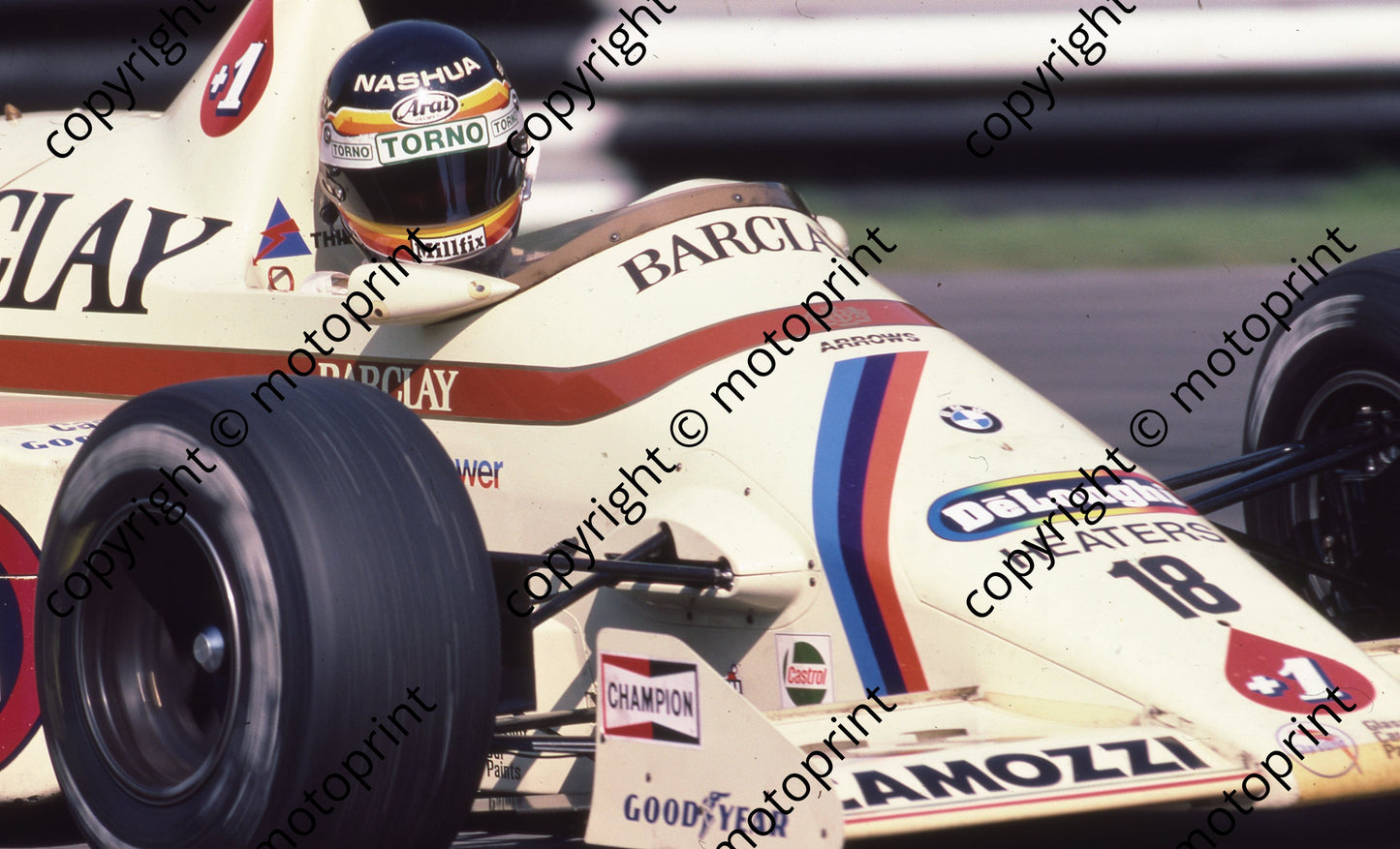 1985 Dutch GP 18 Thierry Boutsen Arrows  BMW A8 (Colin Watling Photographic) (28)