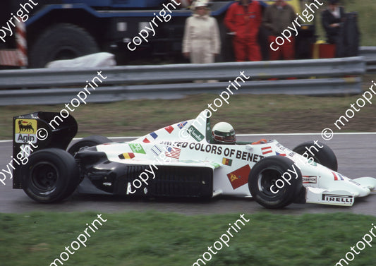 1985 Dutch GP 19 Teo Fabi Toleman Hart TG185 (Colin Watling Photographic) (11)