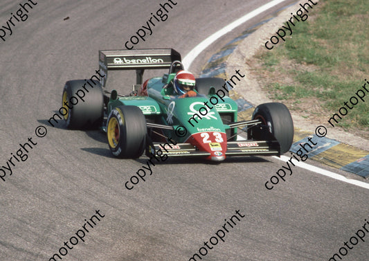 1985 Dutch GP 23 Eddie Cheever Alfa Romeo 184T (Colin Watling Photographic) (20)