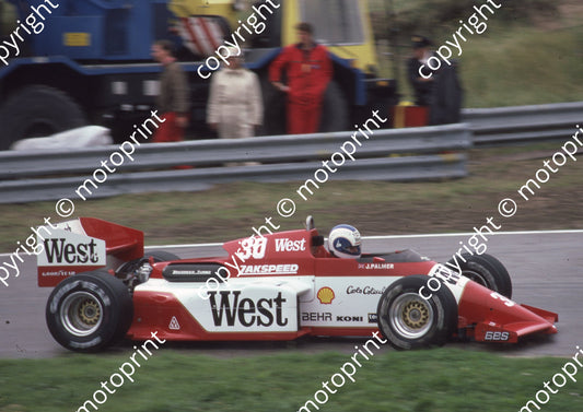1985 Dutch GP 30 Jonathan Palmer Zakspeed ZAK841 (Colin Watling Photographic) (7)
