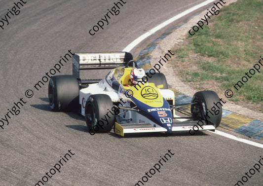 1985 Dutch GP 5 Nigel Mansell Williams Honda FW10 (Colin Watling Photographic) (2)