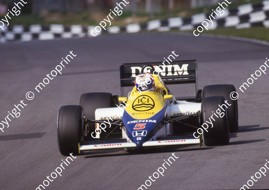 1985 Dutch GP 5 Nigel Mansell Williams Honda FW10 (Colin Watling Photographic) (4)