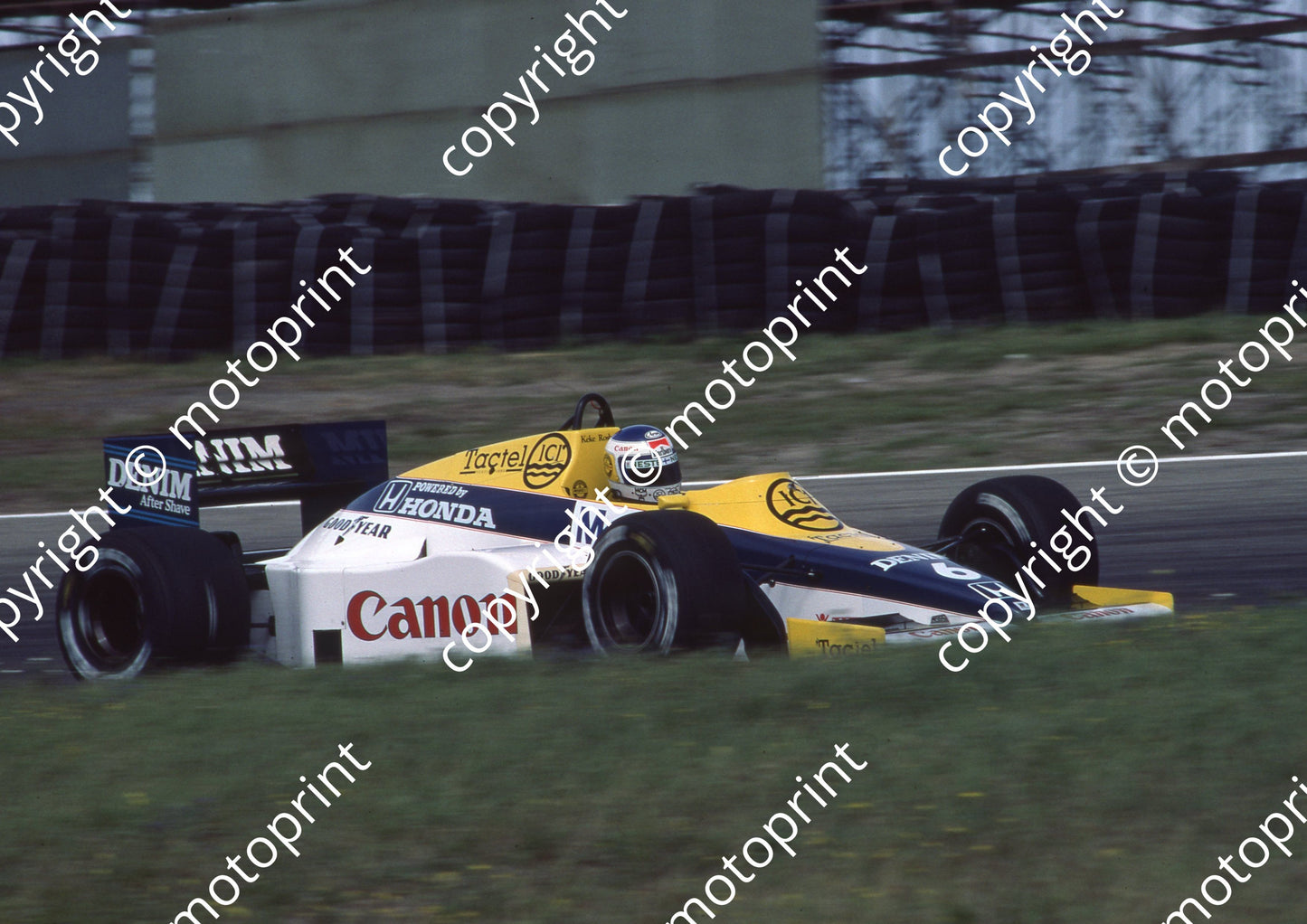 1985 Dutch GP 6 Keke Rosberg Williams Honda FW10 (Colin Watling Photographic) (25)