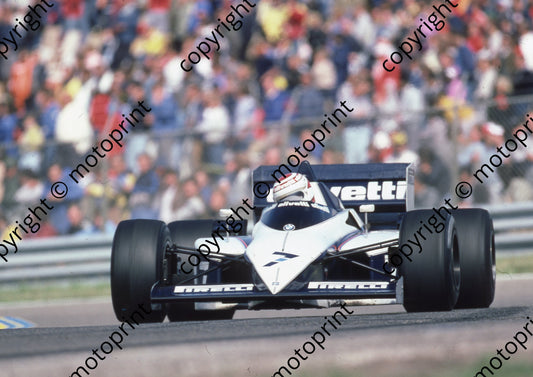 1985 Dutch GP 7 Nelson Piquet Brabham BMW BT54 (Colin Watling Photographic) (3)
