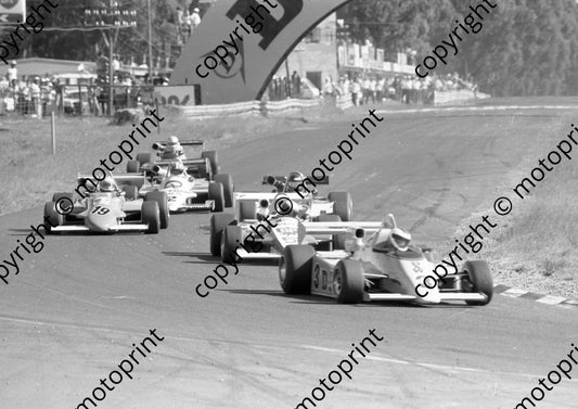 1985 Killarney F2 3 Trevor van Rooyen Maurer 5 Wayne Taylor Lant 19 Ken Critchfield March 802 (Colin Watling Photographic)39 (13)