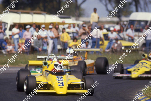 1985 Killarney F2 Sept 3 Trevor van Rooyen Maurer MM82 5 Wayne Taylor Lant 6 John Moni March 842  2 Bernard Tilanus Lant RR84 (courtesy Roger Swan) (76)